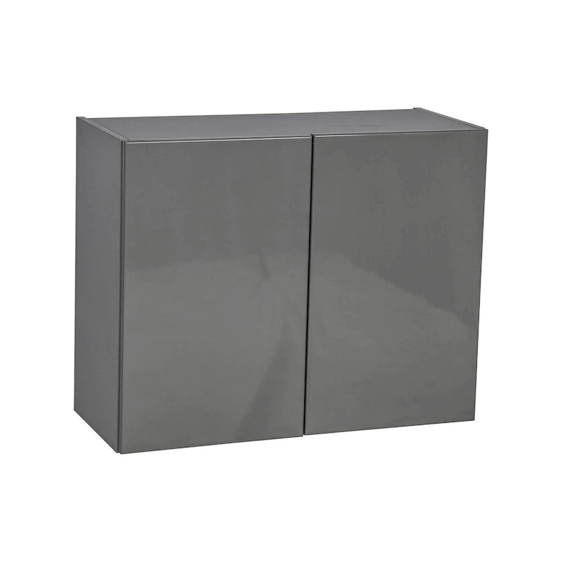 24 x 24 Wall Cabinet-Double Door-Grey - 24 x 24 x 12