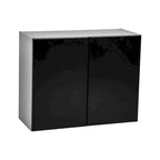 24 x 24 Wall Cabinet-Double Door-Grey - 24 x 24 x 12