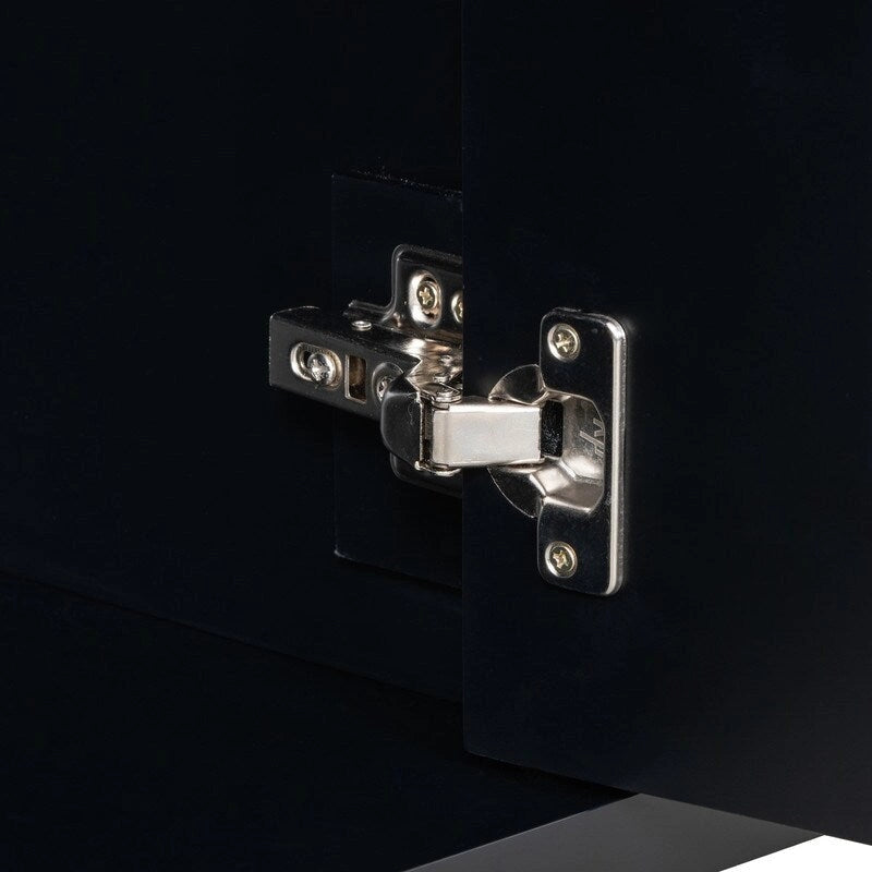 47.2W Solid Wood Cabinet with Three Doors - N/A