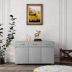 Sideboard Cabinet with 3 Doors and 3 Drawers Buffet Cabinet for LIving Room