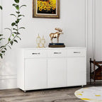Sideboard Cabinet with 3 Doors and 3 Drawers Buffet Cabinet for LIving Room