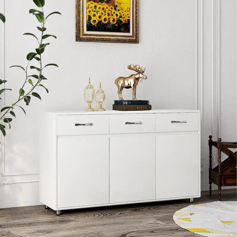 Sideboard Cabinet with 3 Doors and 3 Drawers Buffet Cabinet for LIving Room