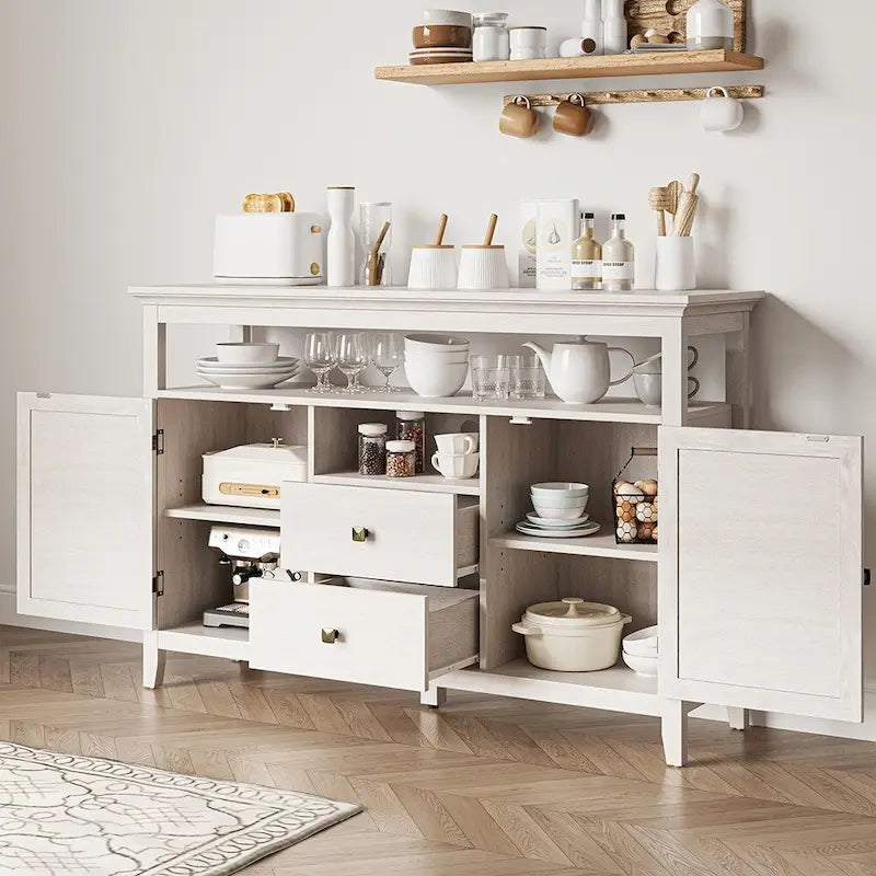 52.8 Natural Rattan Bar Cabinet