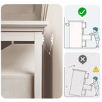 52.8 Natural Rattan Bar Cabinet