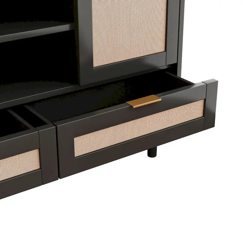 Sliding Barn Door Storage Cabinet - N/A