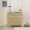 31.503-Drawers Rattan Storage Cabinet for Bedroom,Living Room