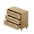 31.503-Drawers Rattan Storage Cabinet for Bedroom,Living Room