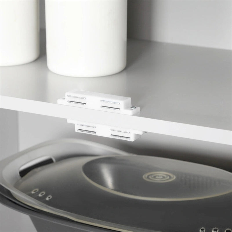 Freestanding Kitchen Pantry, 6-tier Shelving with 2 Adjustable Shelves