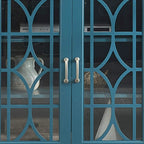 Wooden TV Stand, Sideboard Buffet, Storage Cabinet with 4 Doors