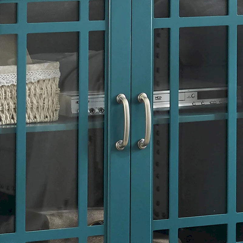 Wooden TV Stand, Sideboard Buffet, Storage Cabinet with 4 Doors