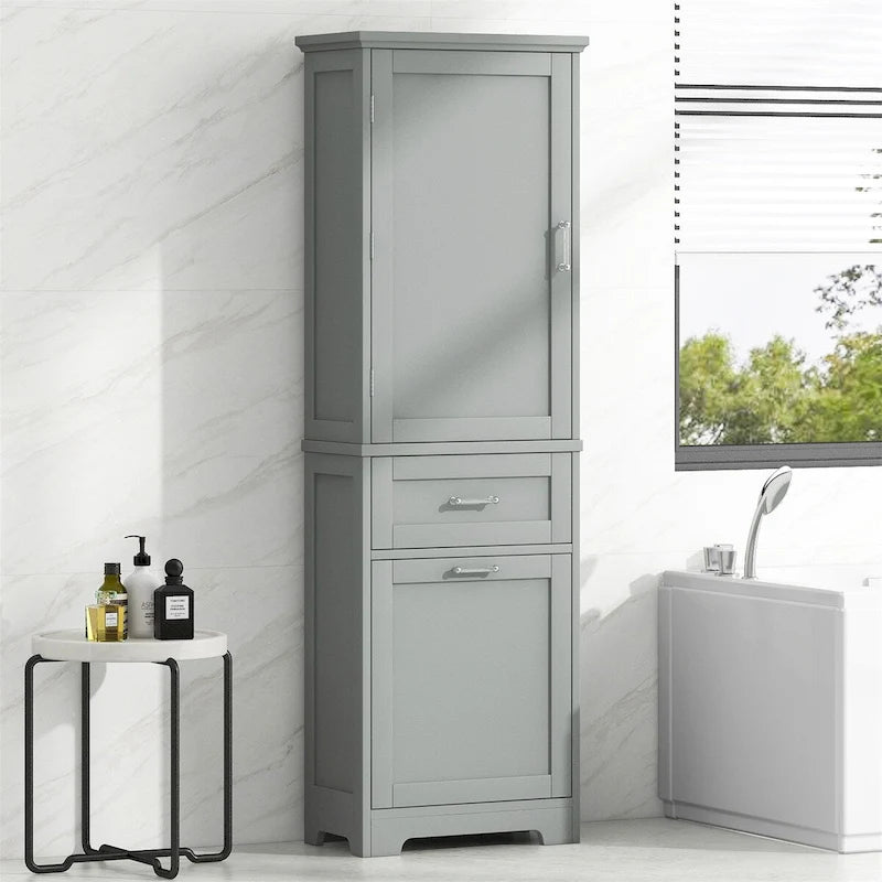 Tall Bathroom Storage Cabinet