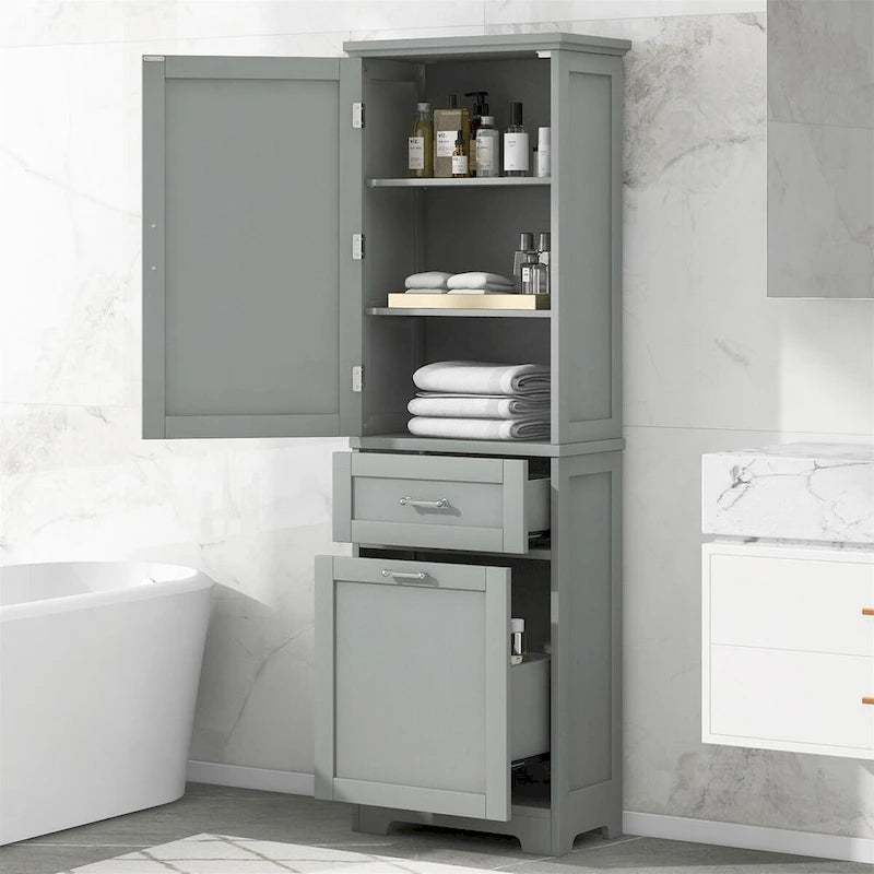 Tall Bathroom Storage Cabinet