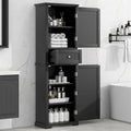 Tall Bathroom Storage Cabinet,Freestanding Storage Cabinet with Drawer