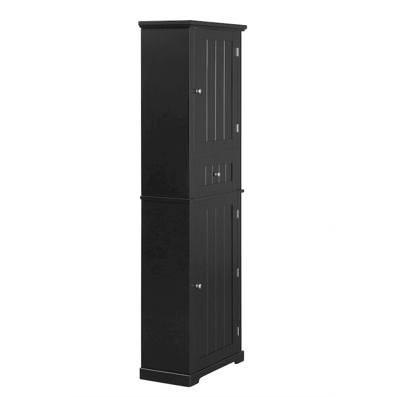 Tall Bathroom Storage Cabinet,Freestanding Storage Cabinet with Drawer