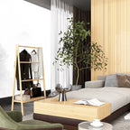 Assorted Bathroom Toilet Bamboo Storage Cabinet