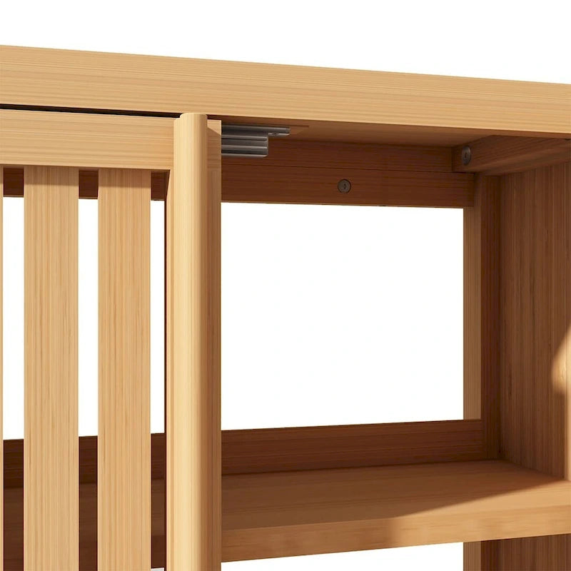 Assorted Bathroom Toilet Bamboo Storage Cabinet