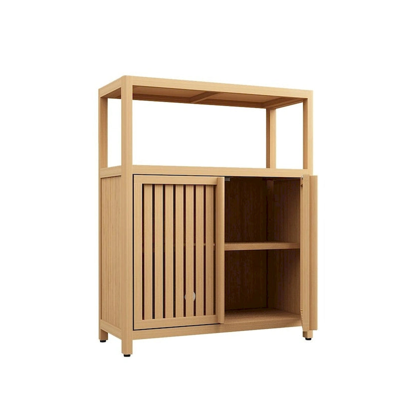 Assorted Bathroom Toilet Bamboo Storage Cabinet