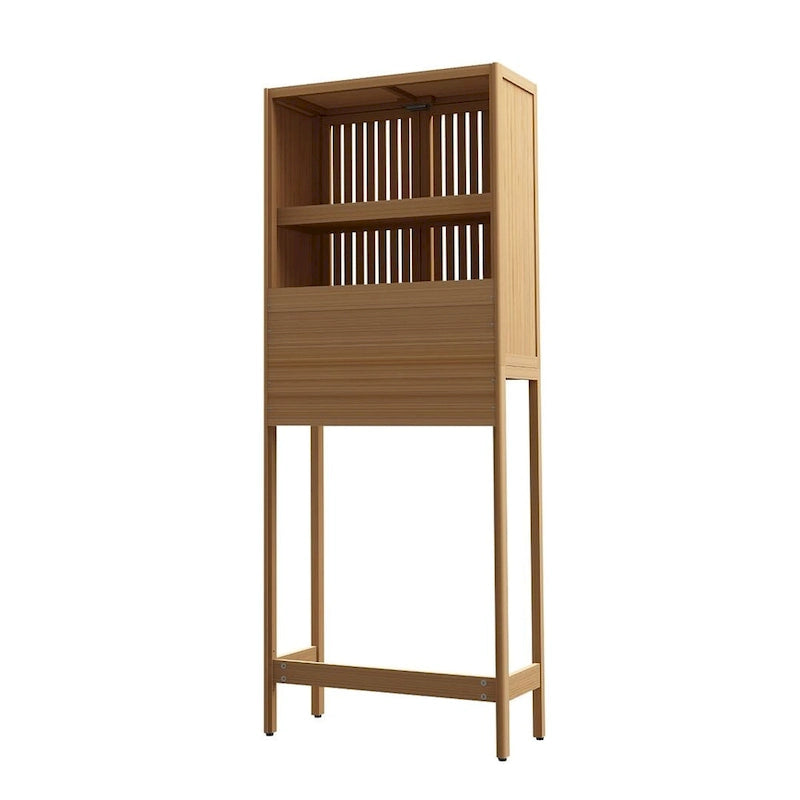 Assorted Bathroom Toilet Bamboo Storage Cabinet