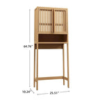 Assorted Bathroom Toilet Bamboo Storage Cabinet