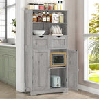 Tall Storage Cabinet - 11.8D x 23.6W x 49.2H