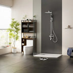 Above Toilet Storage Rack Metal Frame Bathroom Stand Space Saver Shelf