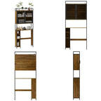 Above Toilet Storage Rack Metal Frame Bathroom Stand Space Saver Shelf