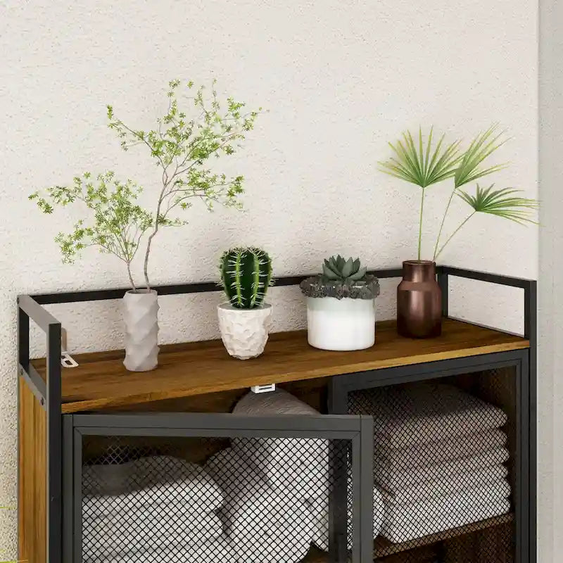 Above Toilet Storage Rack Metal Frame Bathroom Stand Space Saver Shelf