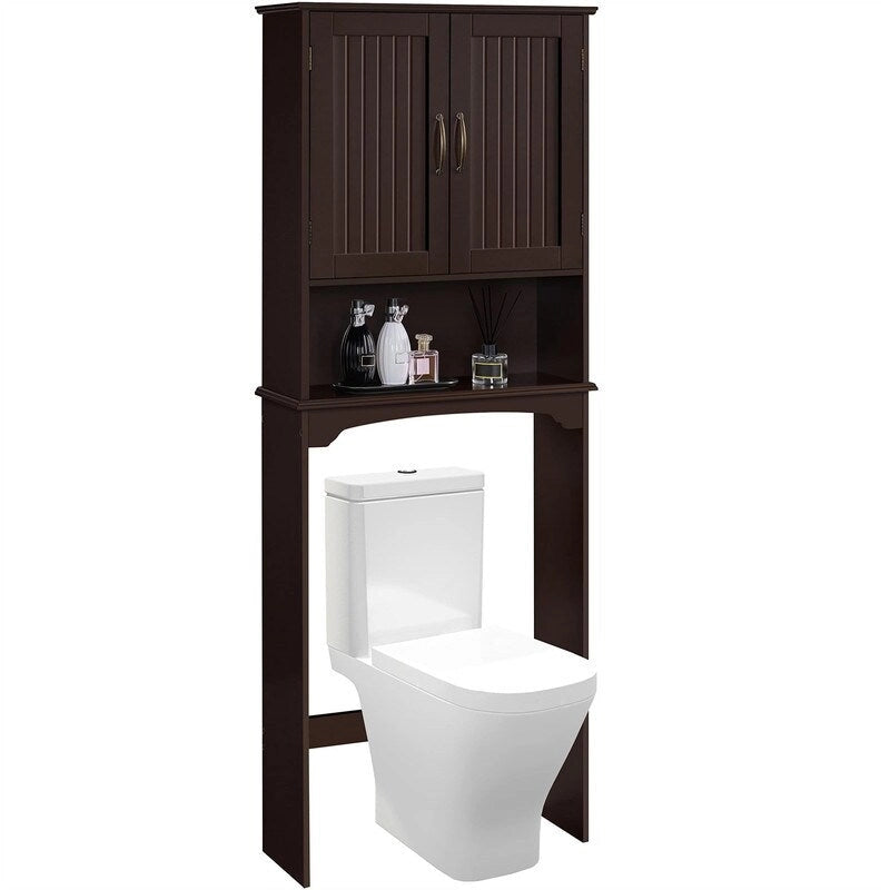 Over the Toilet Storage Cabinet - 9D x 24.5W x 66H