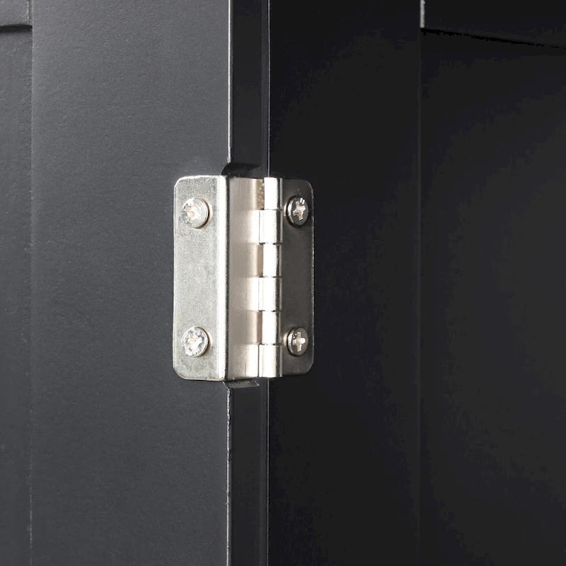 Storage Cabinet with Drawers and Adjustable Shelf