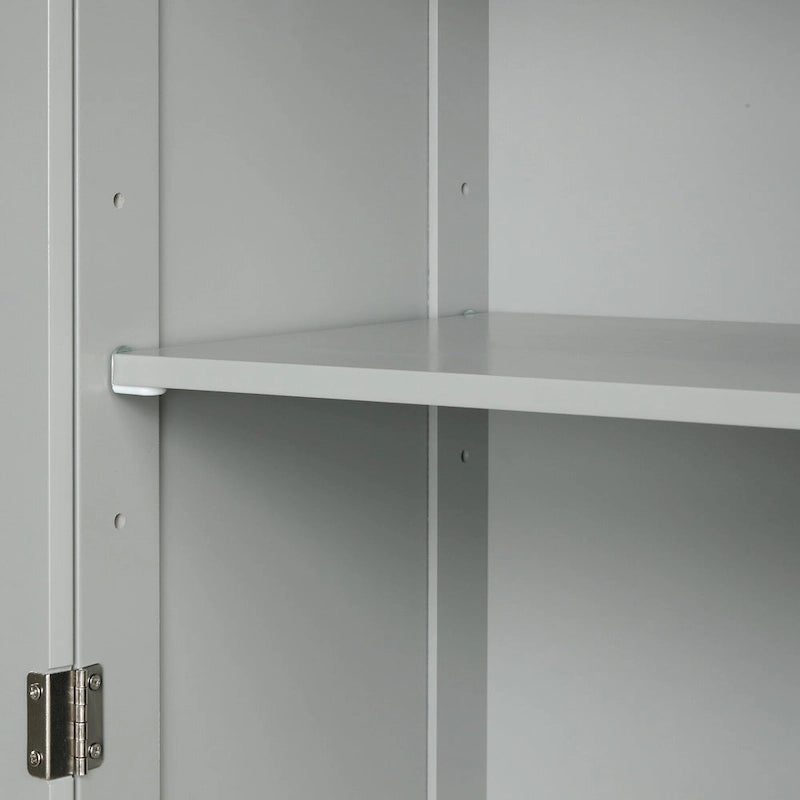 Storage Cabinet with Drawers and Adjustable Shelf