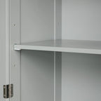 Storage Cabinet with Drawers and Adjustable Shelf