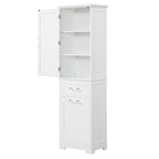 Storage Cabinet with Drawers and Adjustable Shelf