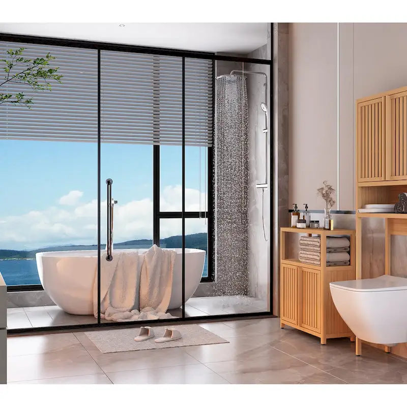 Bamboo Storage Cabinet Furniture for Bathroom