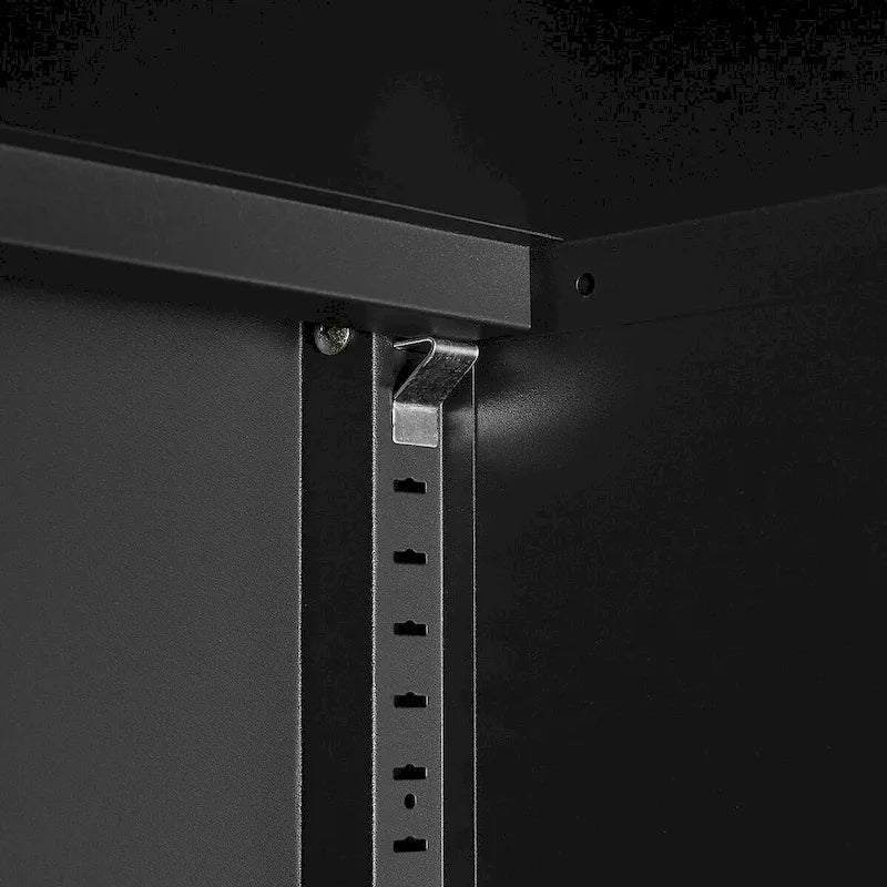 2 Door Miscellaneous Storage Cabinet,Garage Tool Cabinet,Office File Cabinet 2 Movable Partitions