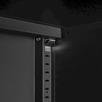 2 Door Miscellaneous Storage Cabinet,Garage Tool Cabinet,Office File Cabinet 2 Movable Partitions