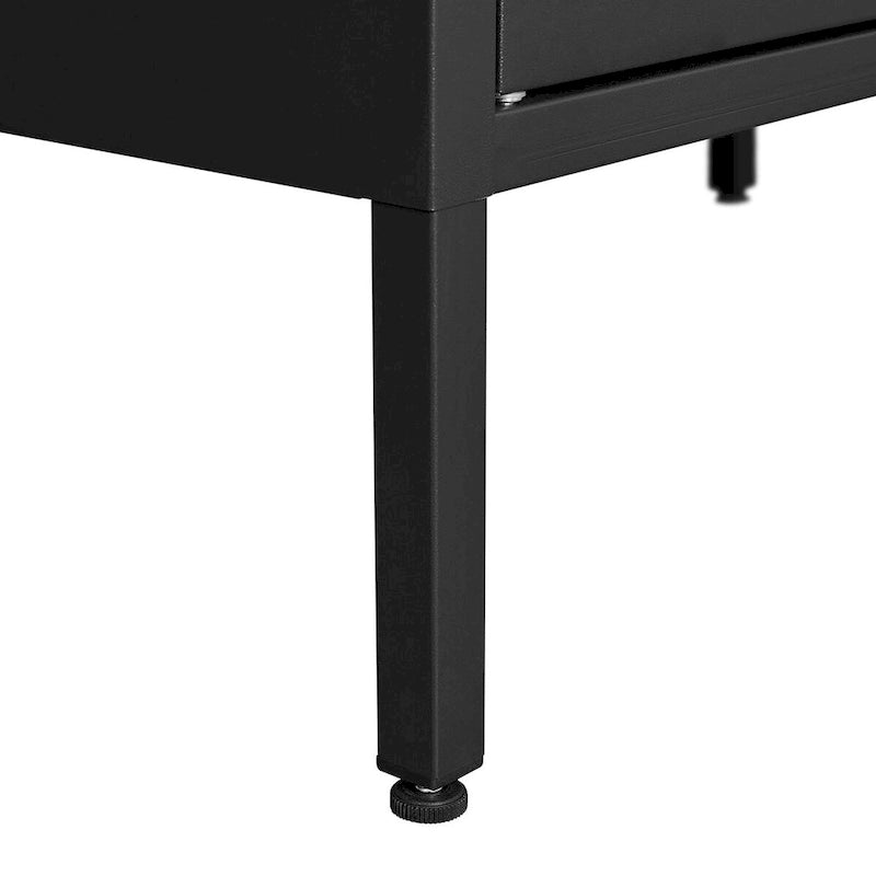 2 Door Miscellaneous Storage Cabinet,Garage Tool Cabinet,Office File Cabinet 2 Movable Partitions