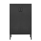 2 Door Miscellaneous Storage Cabinet,Garage Tool Cabinet,Office File Cabinet 2 Movable Partitions