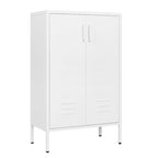 2 Door Miscellaneous Storage Cabinet,Garage Tool Cabinet,Office File Cabinet 2 Movable Partitions