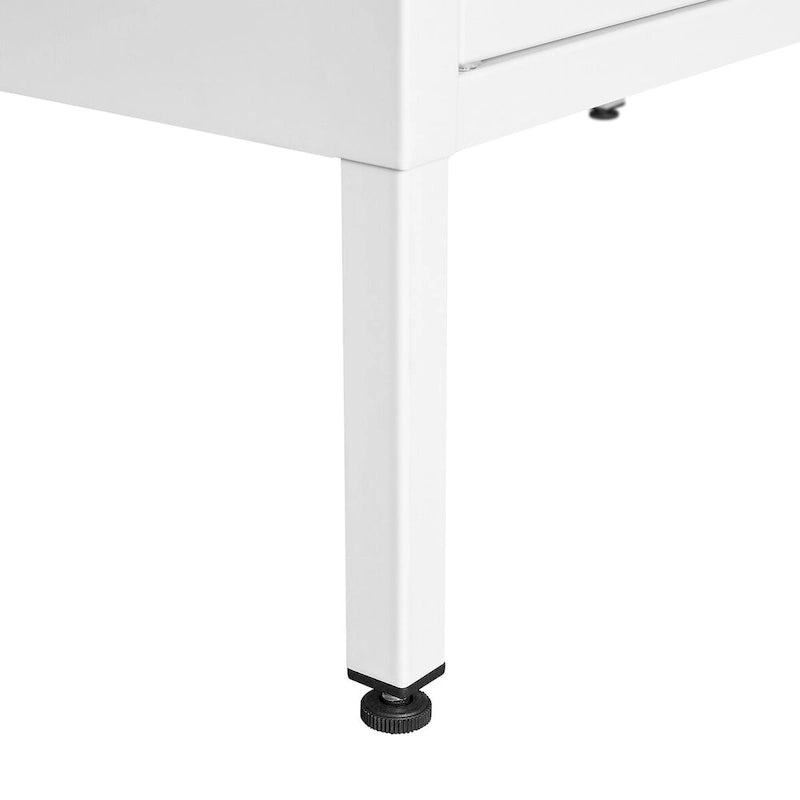 2 Door Miscellaneous Storage Cabinet,Garage Tool Cabinet,Office File Cabinet 2 Movable Partitions