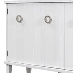 Simple and Atmospheric Solid Wood Veneer Fraxinus Mandschuric Cabinet