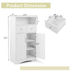 Bathroom Floor Cabinet Freestanding Storage Cabinet 2 Doors