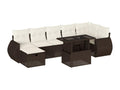 Brown Woven Resin Wicker Outdoor Furniture Set - dlz1766584105884