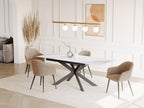 White Glass Dining Table