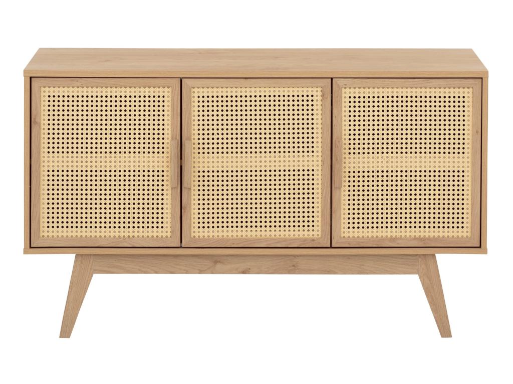 Brown Oak Wood Sideboard