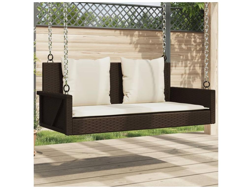 Brown Woven Resin Wicker Home Furniture, 119 x 56 x 48 cm