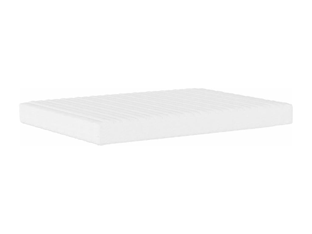 Gray Faux Leather Mattress, 140 x 200 cm