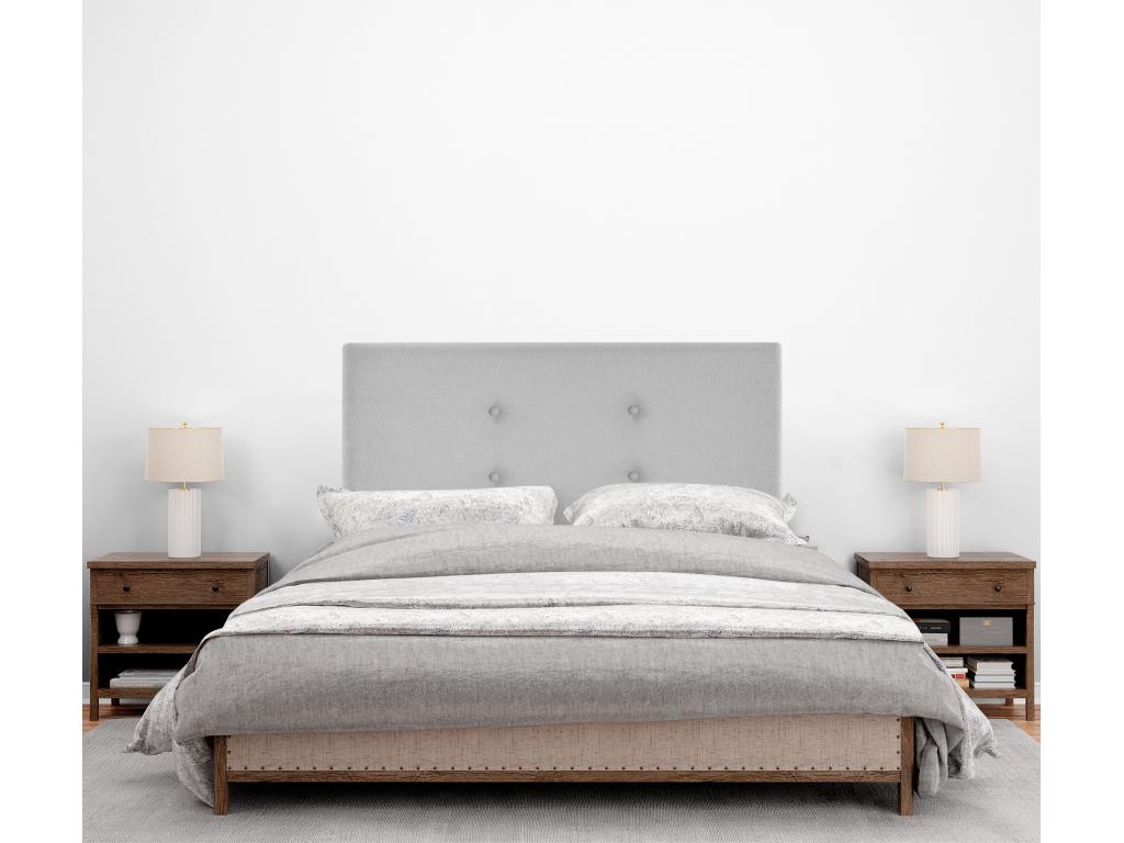 Gray Fabric Bed, 105 x 105 cm