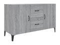 Gray Engineered Wood Sideboard, 100 x 36 x 60 cm