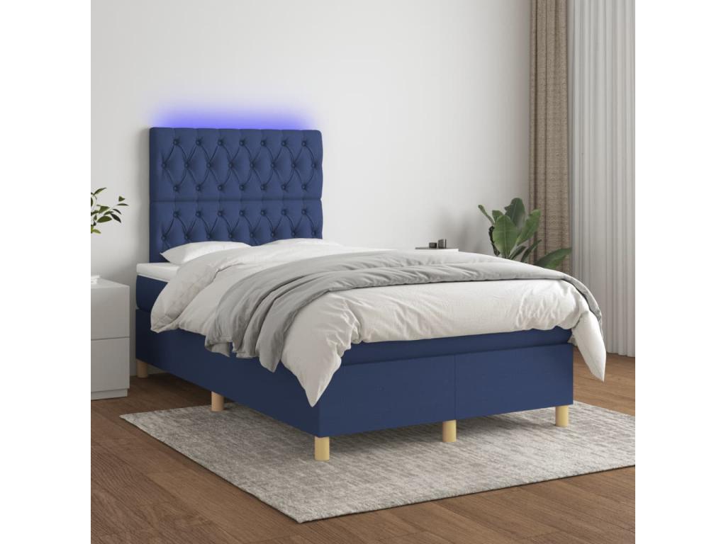 Blue Fabric Mattress, 120 x 190 cm