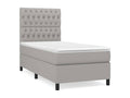 Gray Fabric Mattress, 90 x 200 cm